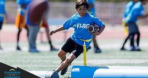 Chargers Host Flag Football Skills Camp for SDUSD Students