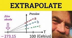 🔵 Extrapolate Extrapolation - Extrapolate Meaning - Extrapolate Examples