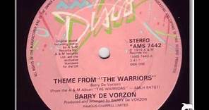 Barry De Vorzon - THEME FROM "THE WARRIORS" - 12'' DISCO VERSION
