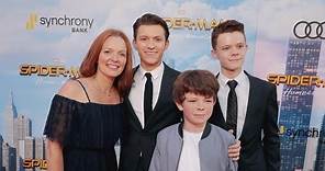 Tom Holland Adorably Brings His Family to the 'Spider-Man: Homecoming' Premiere