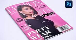 How To Create Professional Fashion Magazine Cover In Photoshop | In-Depth Tutorial | PTE157