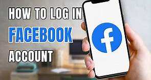 How to Login to Facebook Account