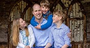 Prince William and Kate share joyful new photo of George, Charlotte and Louis to celebrate Father’s Day