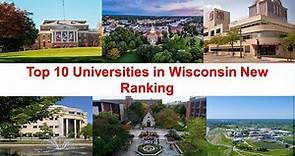 Top 10 UNIVERSITIES IN WISCONSIN New Ranking | Private Colleges