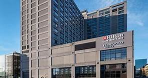 Room block tour of The Hilton Garden Inn and Homewood Suites Downtown Toledo