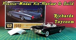 Plastic Model Kit Review & Build. 1962 Ford Thunderbird Sports Roadster by amt