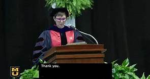 University of Missouri Spring 2023 Graduate Commencement Ceremony (Masters Degrees)