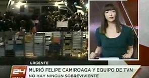 Confirman muerte de Felipe Camiroaga y de veinte pasajeros del accidente aereo