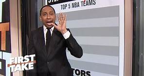 Stephen A.’s List: Top 5 teams in the NBA | First Take