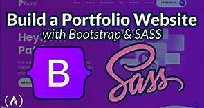 Learn Bootstrap 5 and SASS by Building a Portfolio Website - Full Course