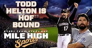 Colorado Rockies legend Todd Helton is going to the Hall of Fame