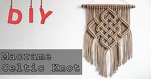 DIY: MACRAME CELTIC KNOT #2 | MACRAME FOR BEGINNERS | STEP BY STEP | WALL HANGING