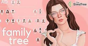 How to Create YOUR OWN Family Tree for The Sims 4 🩷 | TheSimsTree tutorial & review