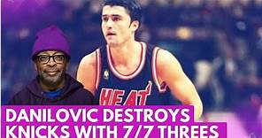 Predrag Danilović DESTROYS NEW YORK KNICKS & SPIKE LEE with 7/7 Three Pointers