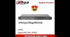 #dahuaswitch #DAHUA #Configuration Ethernet Switch from Dahua (PoE Switch) PFS4226-24ET-360 Managed
