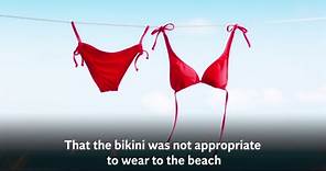 Tourist fined for wearing tiny bikini on beach in Philippines