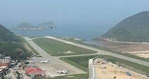 (2021年)110/05/10 馬祖北竿機場(MFK) 飛往 台北松山機場(TSA)起飛過程 飛機起降