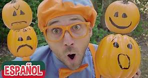 Blippi Aprende las Emociones con Calabazas de Halloween | Videos de halloween para niños