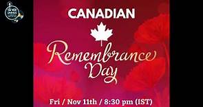 Canadian Remembrance Day