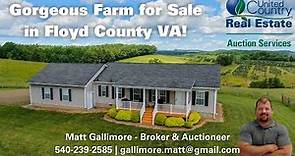 Gorgeous Farm for Sale in Floyd County VA - VA Real Estate - Farms for Sale