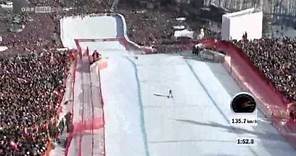 Didier Cuche - Siegesfahrt in der Abfahrt in Kitzbühel 2011