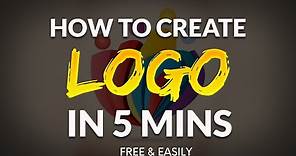 HOW TO MAKE YOUR OWN LOGO FOR FREE IN 5 MINS - quick & easy!!!