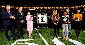 Will Smith in the Saints Ring of Honor