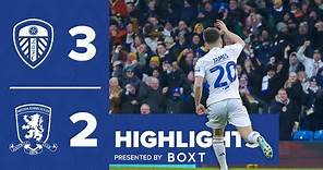 Highlights | Leeds United 3-2 Middlesbrough | Five goals and red card!
