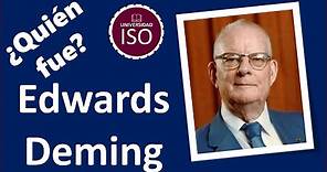 Edwards Deming ¿Quién fue? 14 principios de Deming 14 Puntos de Deming Ciclo PHVA | Aportes ISO 9001