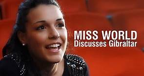 Kaiane Aldorino (Miss World 2009) discusses Gibraltar's culture