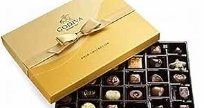 Godiva Chocolatier Chocolate Gold Gift Box, Assorted, 36 pc. 1 ounces