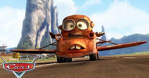 Mater Learns How to Fly! | Pixar Cars