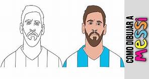 Lionel Messi ⚽️ Como Dibujar A Lionel Messi ⚽️ Dibujos Animados ⚽️ ...