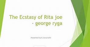 The Ecstasy of Rita Joe by george ryga in Tamil