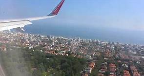 Landing in Federico Fellini airport (Rimini) may 2018