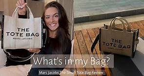 WHAT'S IN MY BAG? | Marc Jacobs The Tote Bag Review, travel edition, day-to-day