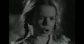 DRIFTWOOD (1947) NATALIE WOOD SCENE