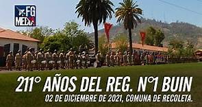 [EXCLUSIVO] Regimiento de Infantería N.°1 Buin, 211 años de su creación | 02.12.2021 | FGMEDIA