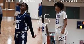 RIVALRY "Dent vs E.L. Wright: Middle School Hoops Showdown!" #elwright #dentmiddle #bluemarble