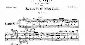L. V. Beethoven: Sonata nº 17 «Tempest», Op. 31 nº 2 (1802)