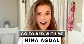 Model Nina Agdal's #StayHome Nighttime Skincare Routine | Go To Bed With Me | Harper's BAZAAR