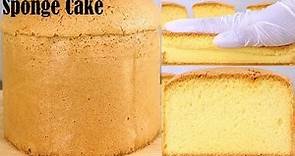 Vanilla Sponge Cake | How to Make Sponge cake | Easy Basic Cake Recipe