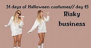 31 DAYS OF HALLOWEEN COSTUMES DAY 15: RISKY BUSINESS COSTUME, this is a fantastic last minute costu