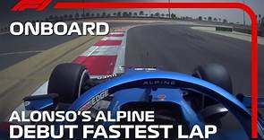Fernando Alonso's Alpine Testing Debut | 2021 Pre-Season Testing