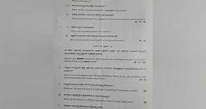 B.Ed Question Papers of 1st sem 2021 Bangalore University