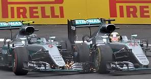 Rosberg And Hamilton Clash On Last Lap | Austrian Grand Prix 2016
