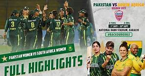 Full Highlights | Pakistan Women vs South Africa Women | 3rd T20I 2023 | PCB | M3D1L