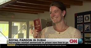 Norwegian woman pardoned, released