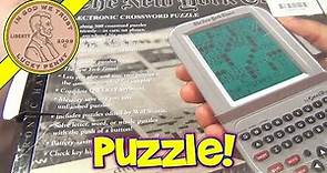 The New York Times Crossword Puzzle Handheld Game Model NY10, Excalibur Electronics