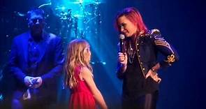 Let It Go- Demi Lovato brings little girl on stage Omaha 3/16/14